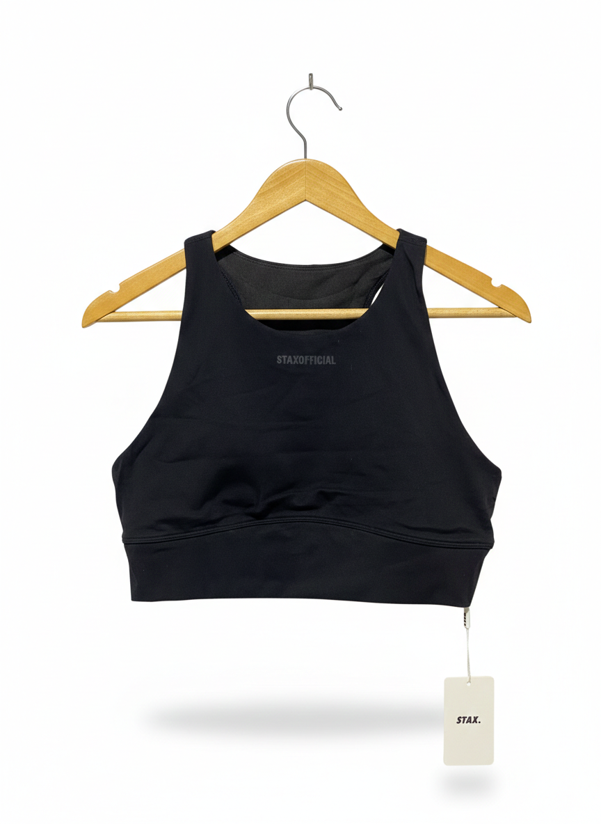 STAX |XL| BUST 16| High Neck Sports Bra