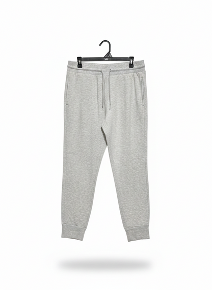 90 DEGREE|L|WAIST 32||C1|HEATHER GREY COTTON BLEND CUFFED JOGGERS