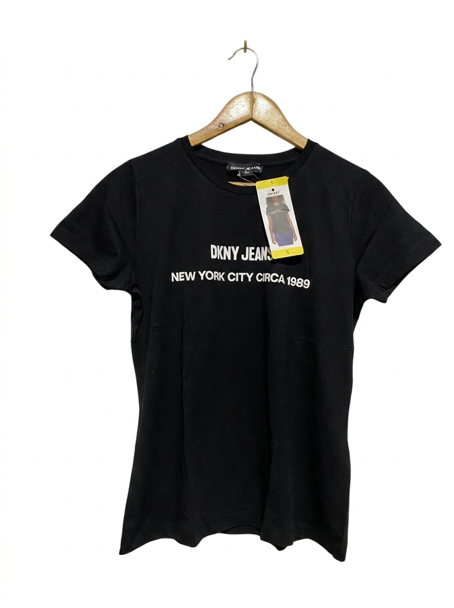 DKNY |S| BUST 18|B14| GRAPHIC CREW NECK T SHIRT
