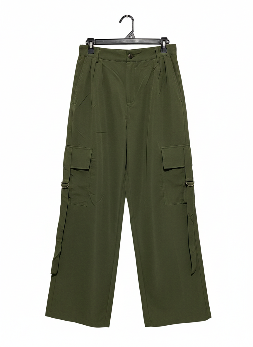 OLIVE GREEN UTILITY CARGO PANTS |L| WAIST 28|