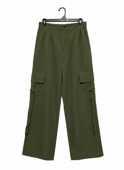 OLIVE GREEN UTILITY CARGO PANTS |L| WAIST 28|