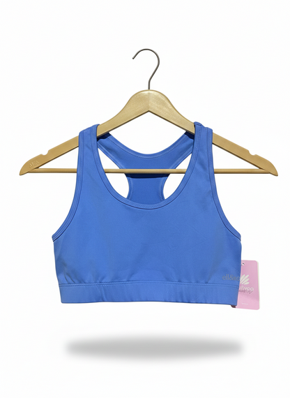 ELL & VOO |S| BUST 13| BLUE RACERBACK SPORTS BRA