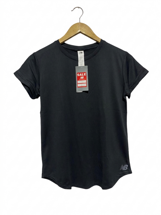 NB |S| BUST 15| B7|  NEW BALANCE WOMEN’S PERFORMANCE CORE TRAINING T-SHIRT - BLACK