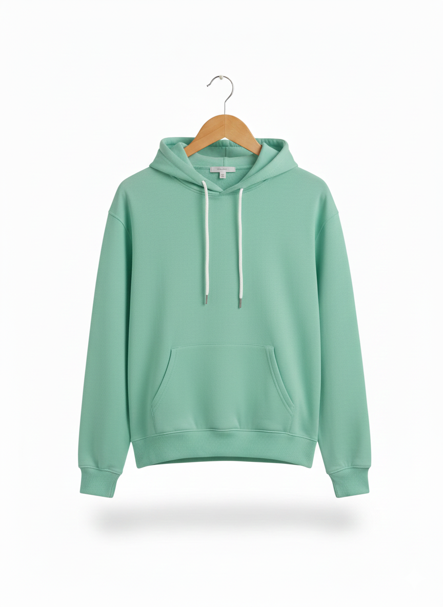 PRIMARK|S/M|BUST 22 MINT GREEN BLANK HOODIE