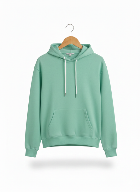 PRIMARK|S/M|BUST 22 MINT GREEN BLANK HOODIE
