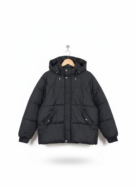 BOOHOO|XL|BUST 26|Quilted Hooded Puffer Jacket