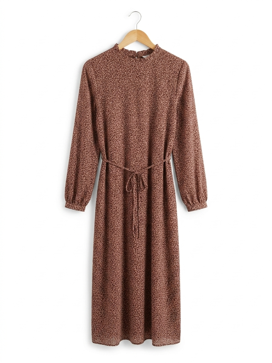 ANKO |L| BUST 19| B26|  VINTAGE-INSPIRED DITSY FLORAL MIDI DRESS