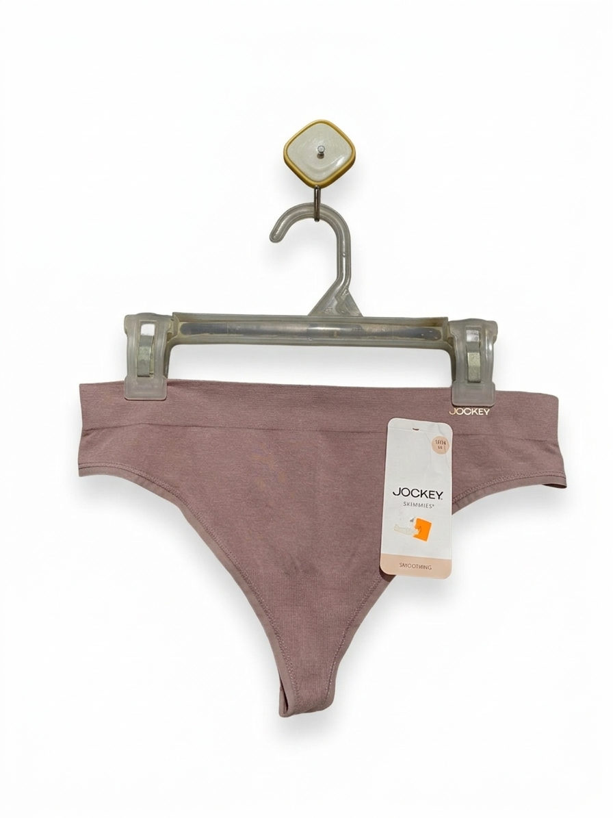 JOCKEY |M| WAIST 26| B7| SKIMMIES SMOOTHING SEAMLESS THONG - DUSTY ROSE
