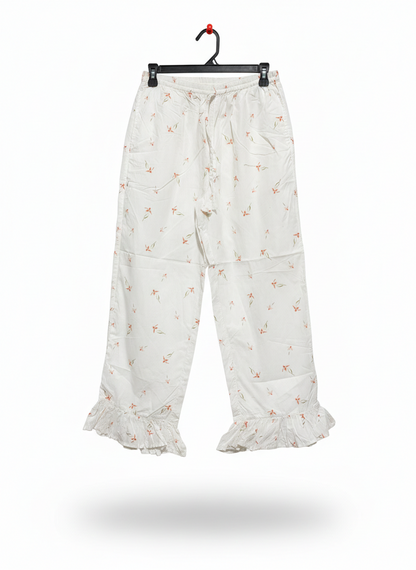 PIYAMA |S| WAIST 26|C1| WEWOREWHAT RUFFLE PULL-ON PANTS