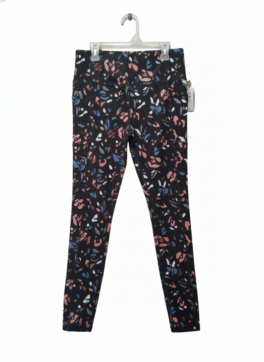 AVIA|M|WAIST 28|Women's Print Active Leggings - Floral Cut Print