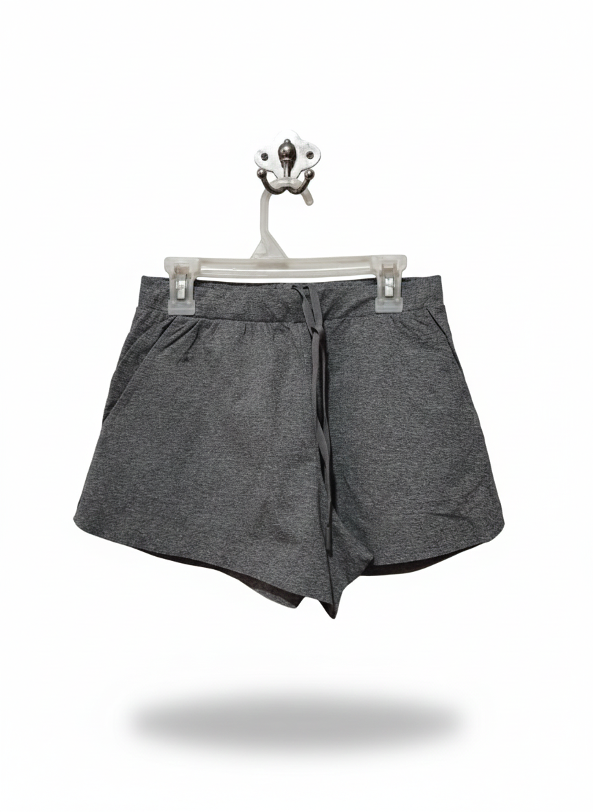 UNIQLO|XS|WAIST 24|ATHLETA DOWNPLAY SHORTIE HEATHER GRAY