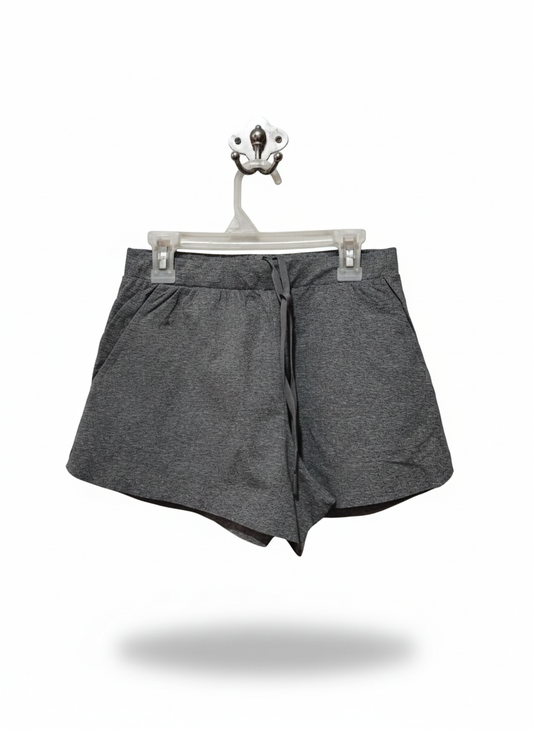 UNIQLO|XS|WAIST 24|ATHLETA DOWNPLAY SHORTIE HEATHER GRAY