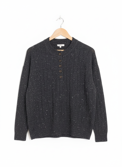 Madewell Bowden Henley Sweater in Coziest W-23.5 / L-25