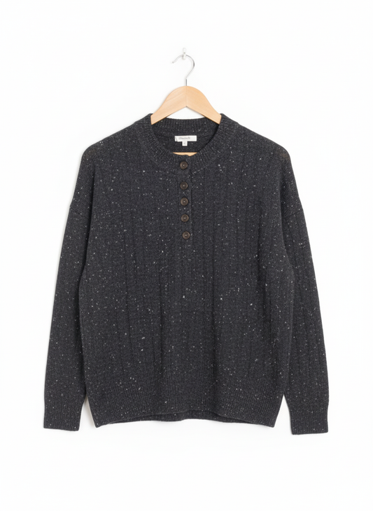 Madewell Bowden Henley Sweater in Coziest W-23.5 / L-25
