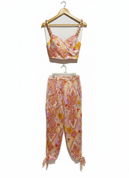 ZARA|XS|THE SASHA PRINTED TWO-PIECE OUTFIT