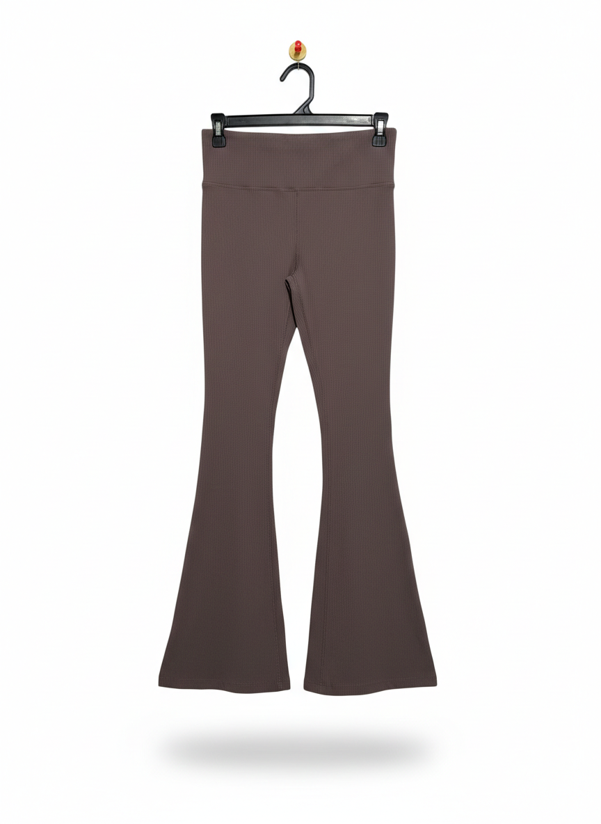 COTTON ON |M| WAIST 26| TAILORED ESPRESSO RIBBED FLARE PANTS