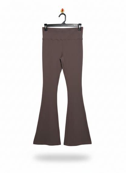 COTTON ON |M| WAIST 26| TAILORED ESPRESSO RIBBED FLARE PANTS