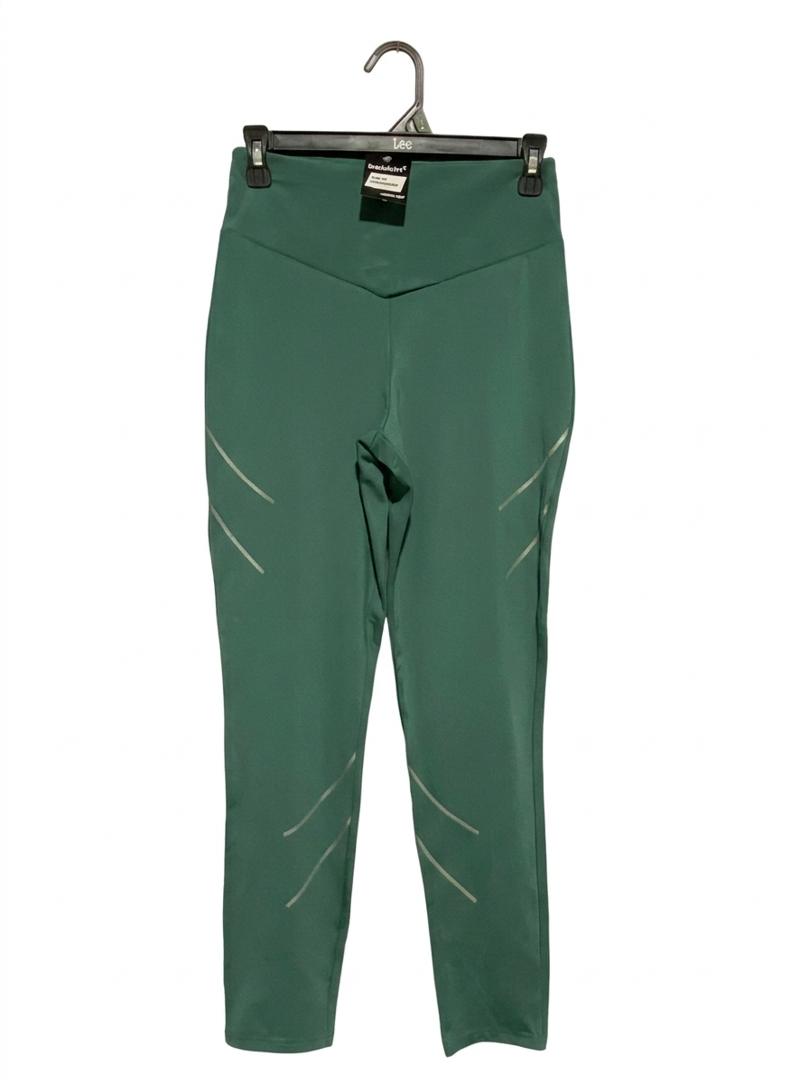 BEKKIN |M| WAIST 26| GREEN HIGH-WAISTED PERFORMANCE LEGGINGS