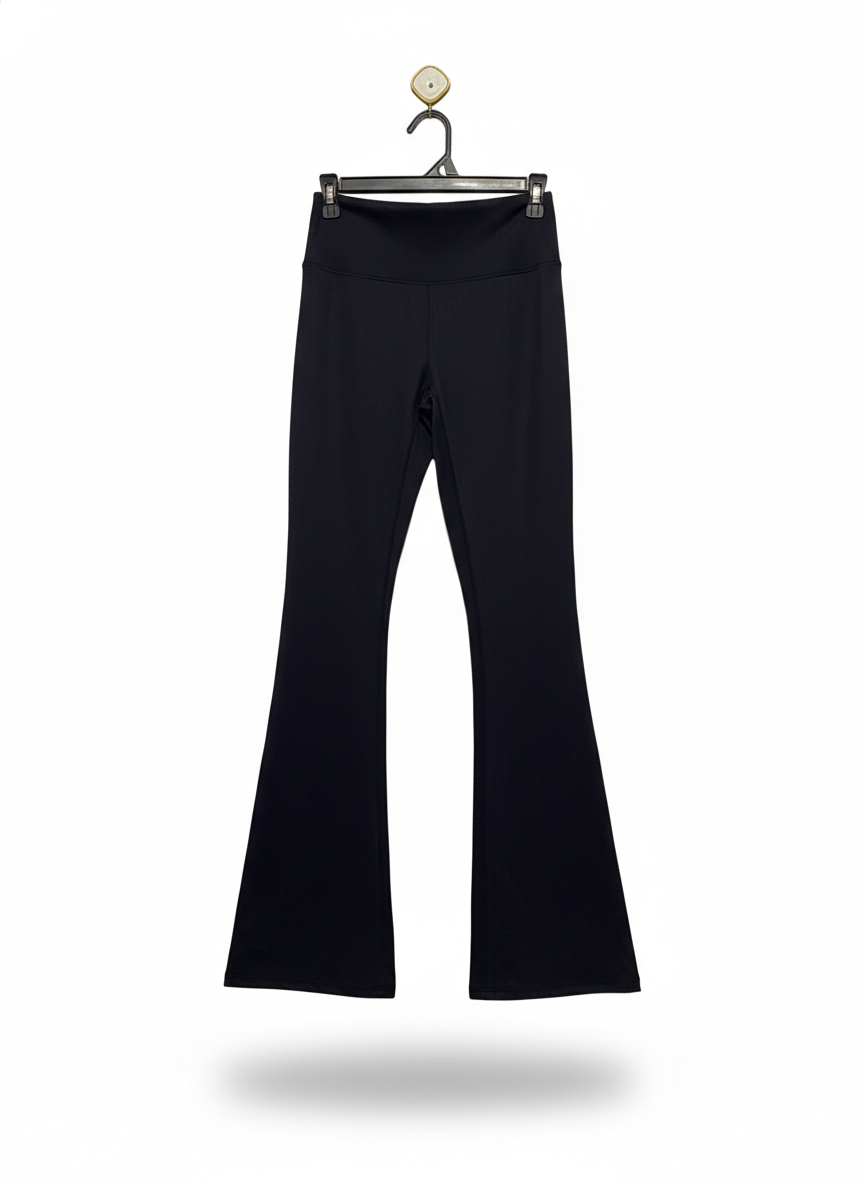 HIGH-WAISTED FLARED YOGA PANTS |M| WAIST 26|