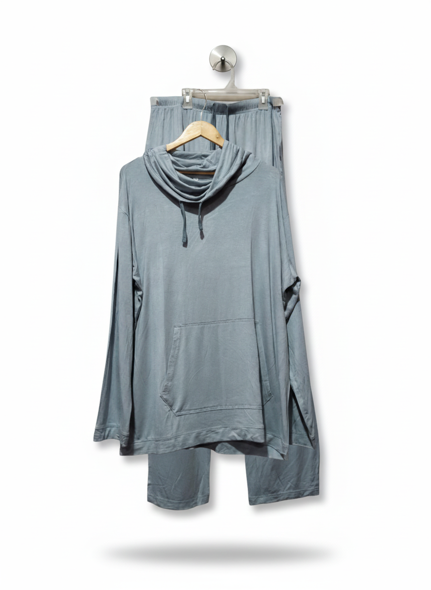 Grey Modal Loungewear Set|L/XL