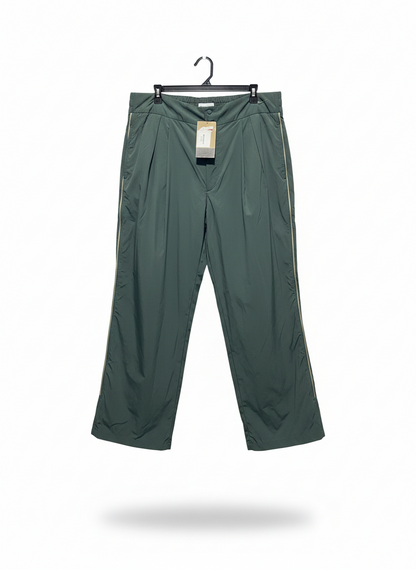 NIKE |XL| WAIST 38| B11| DARK SAGE TECHNICAL PLEATED TROUSERS