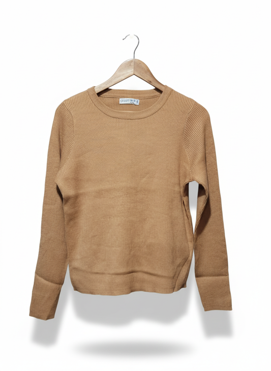 Women's Beige Crew Neck Sweater | Primark W-19 / L-22