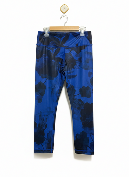 LULULEMON |M| WAIST 28| JUMBO INKY FLORAL BLACK INKWELL
