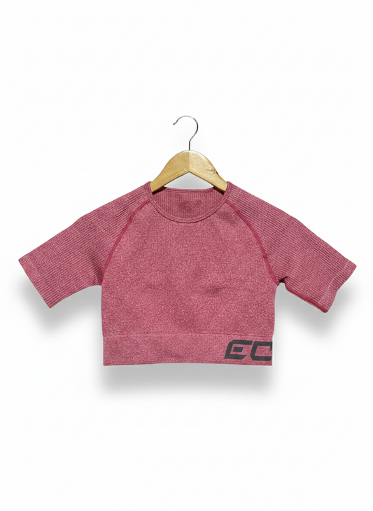 ECHT |S| BUST 14|B 11| PERFORMANCE SEAMLESS ATHLETIC CROP TOP