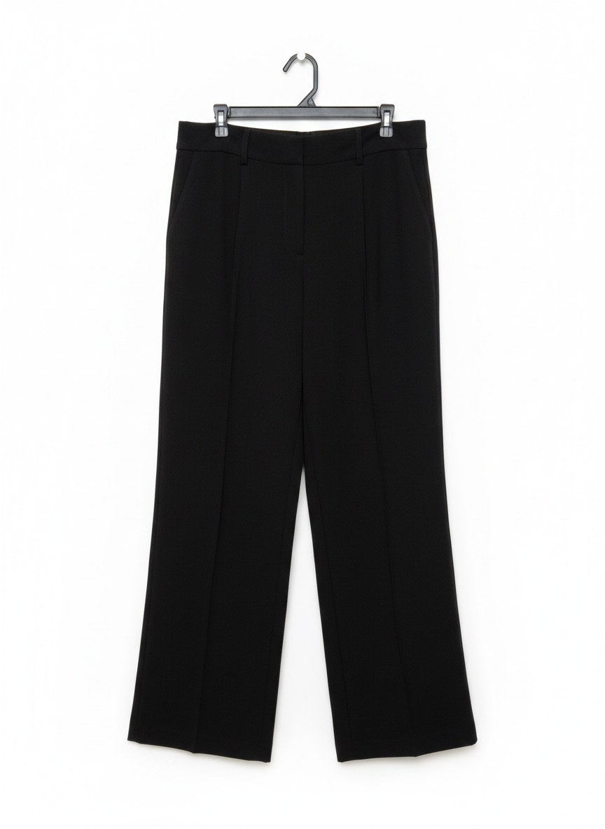 CITY CHIC |XXL| WAIST 39| TAILORED ONYX STRAIGHT-LEG TROUSERS