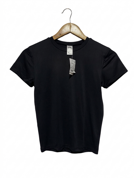 ANKO | S| BUST 15| B7| WOMEN’S ESSENTIAL COTTON CREW NECK T-SHIRT - BLACK