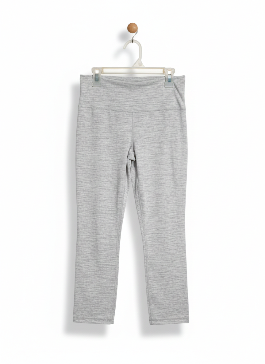 LULULEMON |M| WAIST 26| Grey Marl Seamless Melange High Waist Capri Leggings