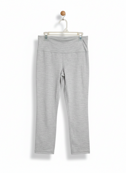 LULULEMON |M| WAIST 26| Grey Marl Seamless Melange High Waist Capri Leggings