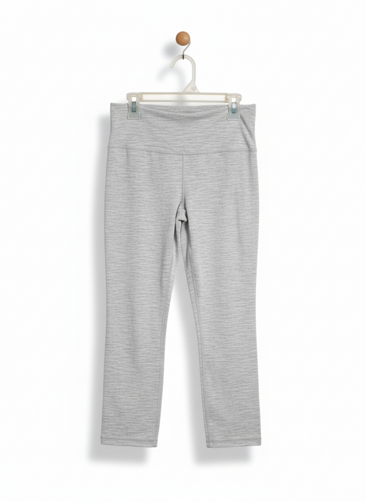 LULULEMON |M| WAIST 26| Grey Marl Seamless Melange High Waist Capri Leggings