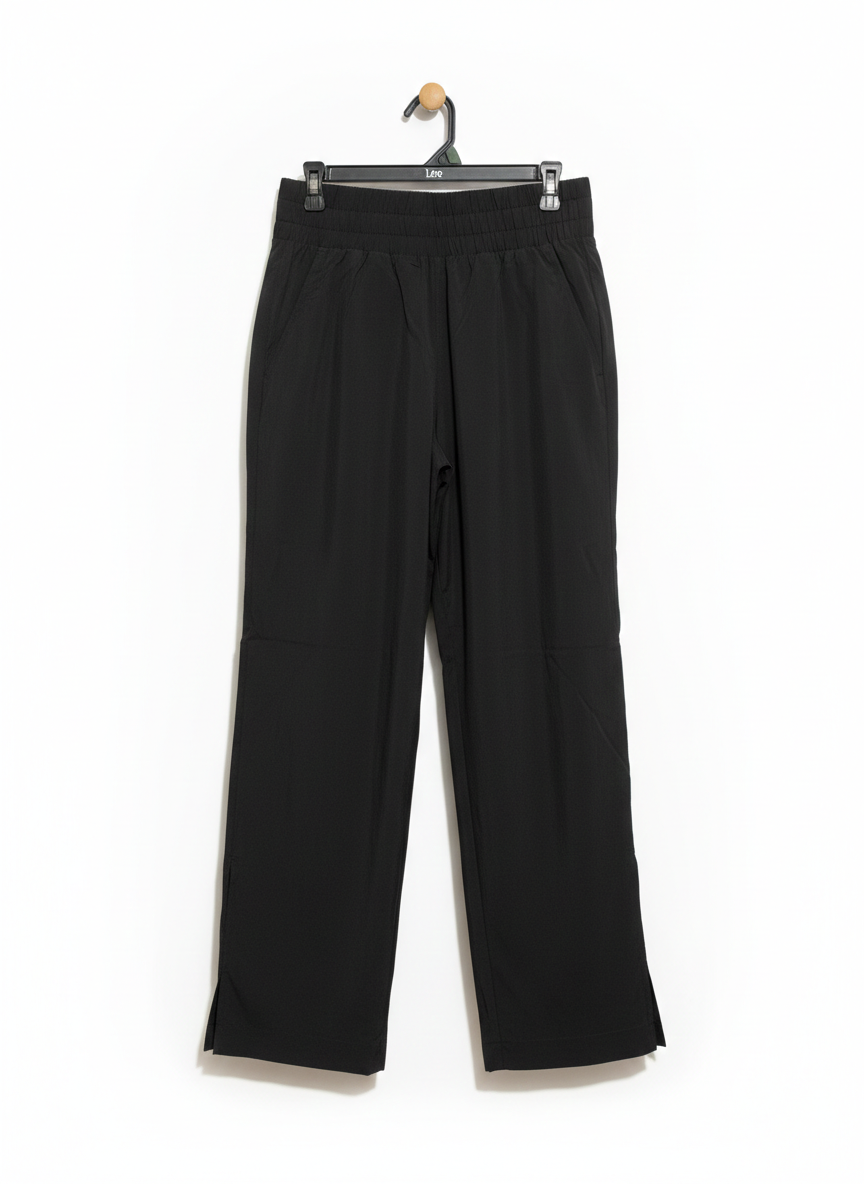 GAP FIT |M| WAIST 28|  BLACK WIDE-LEG UTILITY TROUSERS