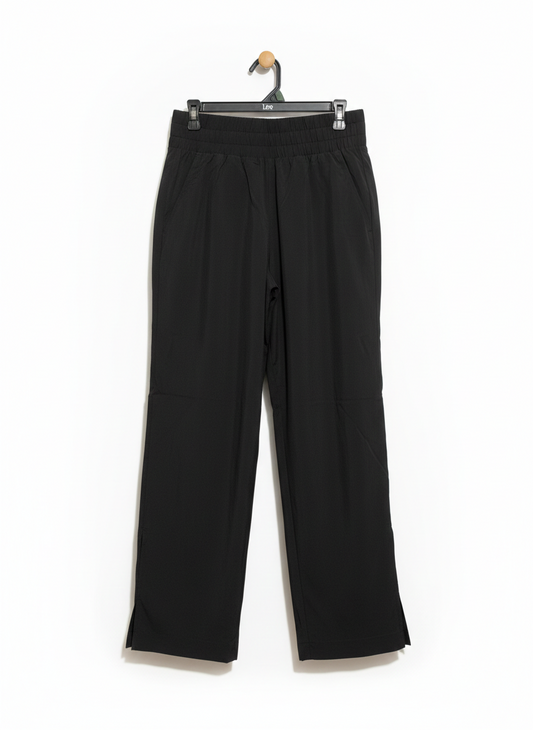 GAP FIT |M| WAIST 28| C8| BLACK WIDE-LEG UTILITY TROUSERS
