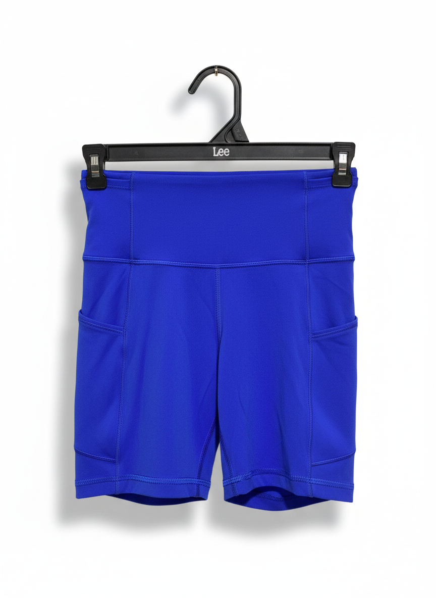 LULULEMON |XXS| WAIST 22| FAST AND FREE HIGH-RISE SHORTS 6" IN CERULEAN BLUE