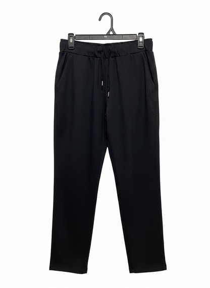 HEAT |L| WAIST 30| BLACK ELASTIC WAIST JOGGERS