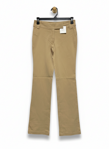 SUPRE |M| WAIST 28| WOMEN'S CLASSIC KHAKI STRAIGHT-LEG TROUSERS