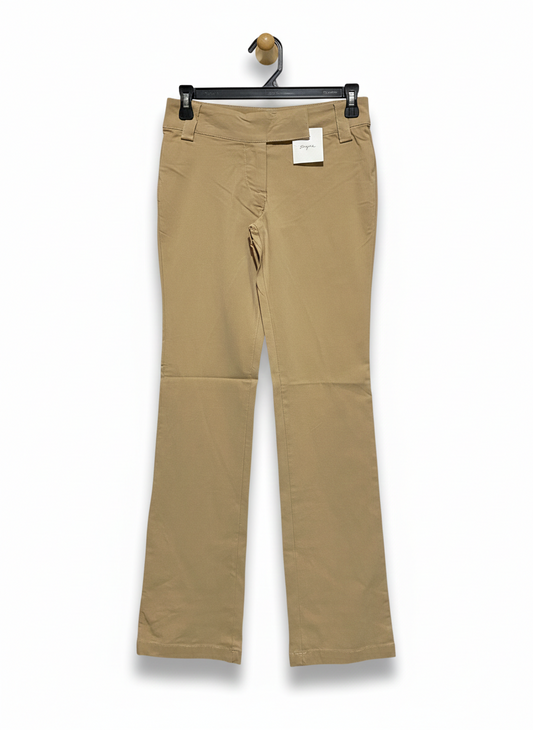 SUPRE |M| WAIST 28|B39| WOMEN'S CLASSIC KHAKI STRAIGHT-LEG TROUSERS