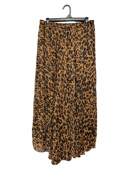 | XL| WAIST 30| B9| ZARA LEOPARD PRINT MAXI SKIRT