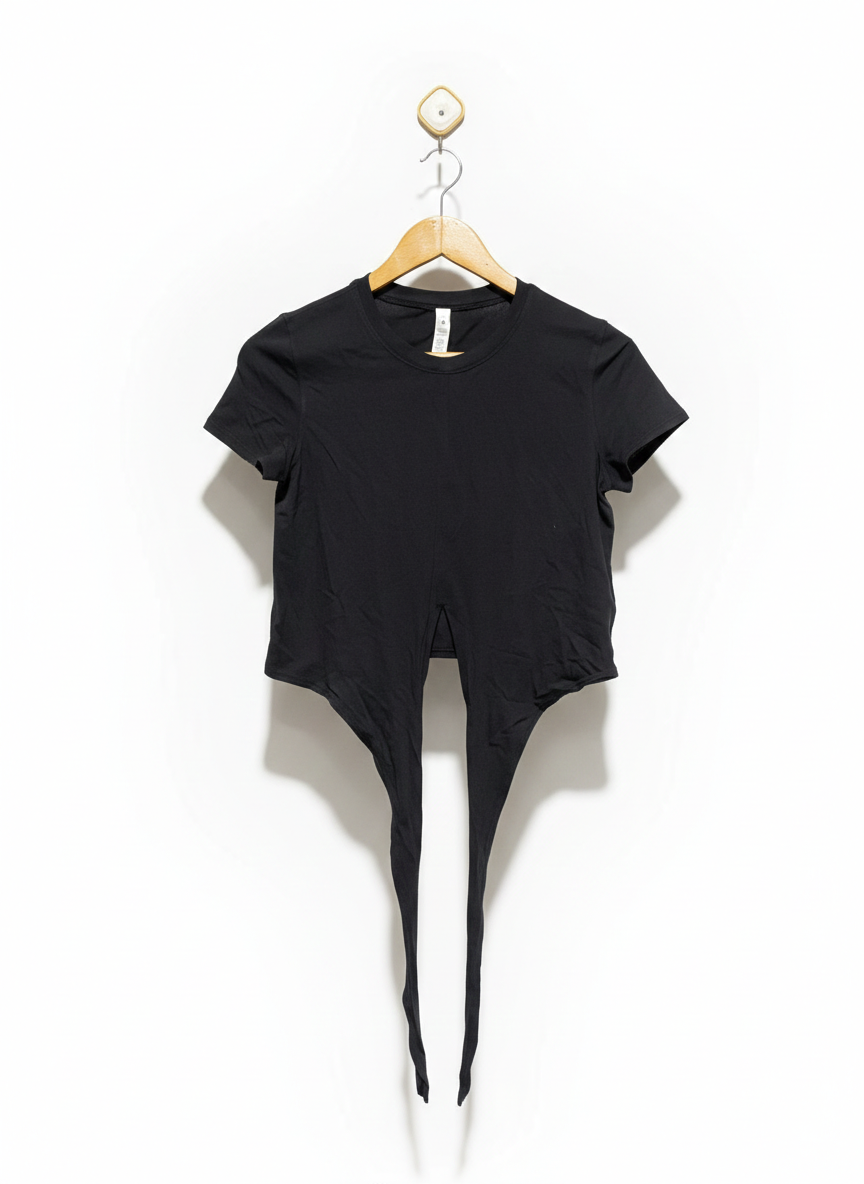 LULULEMON |M| BUST 16| Lightweight Tie-Front Short-Sleeve Shirt
