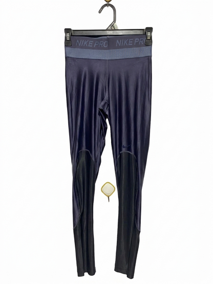 NIKE |XS| WAIST 24| A5| WOMEN'S GLOSSY ATHLETIC TRAINING LEGGINGS