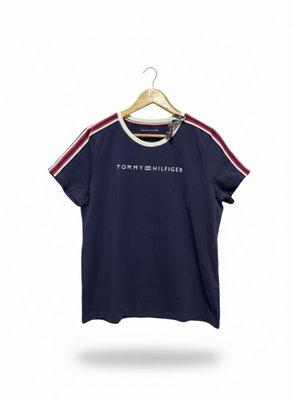 TOMMY HILFIGER |L| BUST 20| Navy Blue T-Shirt