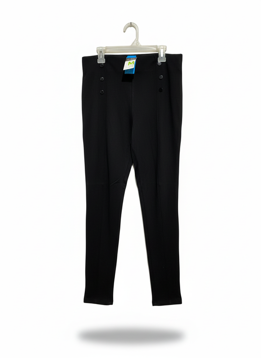 PRIMARK|M|WAIST 28| Women's Button Detail Ponte Pants
