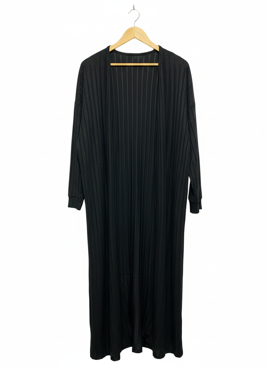 YOZY |S| BUST 23| Black Longline Cardigan