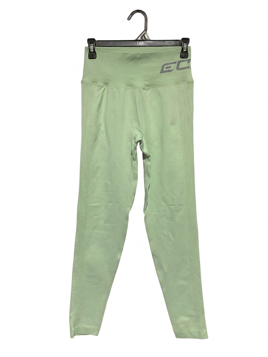 ECHT |XS| WAIST 25| B20| HIGH-WAISTED SEAMLESS PERFORMANCE LEGGINGS IN SAGE GREEN