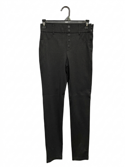 ZARA |M| WAIST 27| B24| PREMIUM CHARCOAL TEXTURED SLIM-FIT TROUSERS