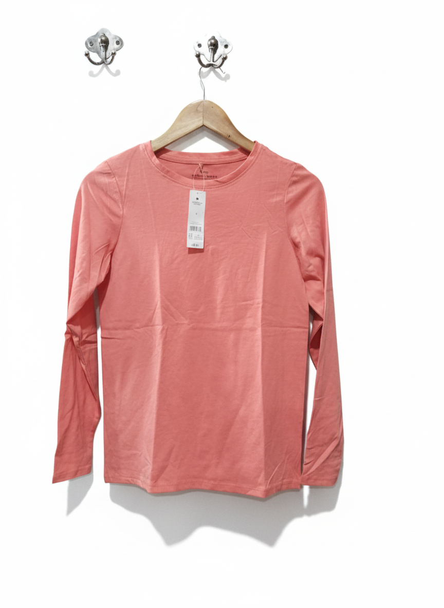 GEORGE Long-Sleeve T-Shirt In Pink