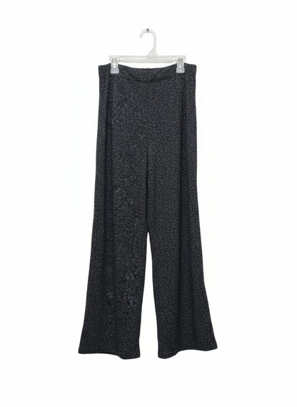 TU WOMAN |M|Waist 30|High-Waist Metallic Sparkle Wide-Leg Pants