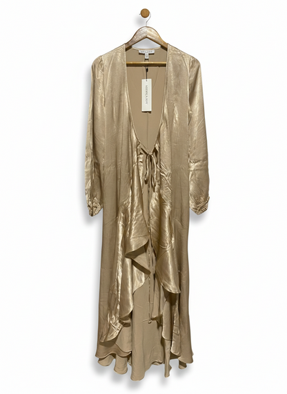 SHONAJOY |M| BUST 16| LUXE SATIN MAXI ROBE / DUSTER DRESS